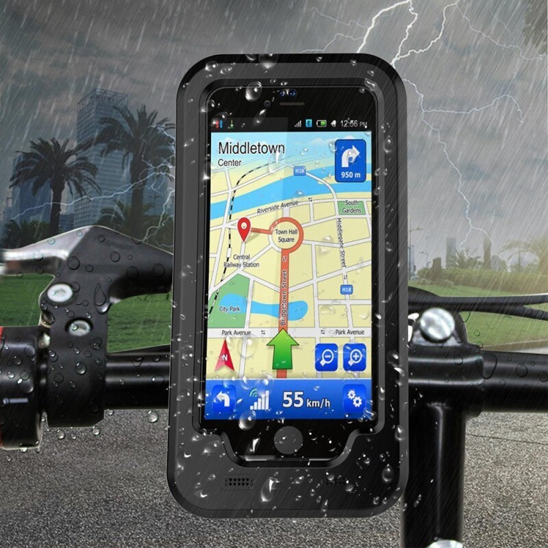 iPhone Su Geçirmez Motosiklet Telefon Tutucu 7 / 8 Plus