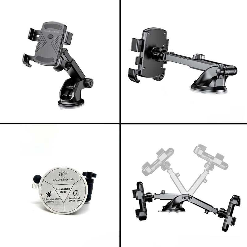 Knmaster TT-600A Vakumlu Araç İçi Telefon Tutucu