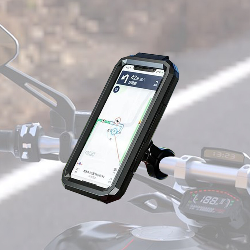 Knmaster TT-900 Titreşim Engelleyici Tüm Motosikletlere Uygun Telefon Tutucu