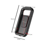 Knmaster TT-950WU Titreşim Engelleyici Usb’li Tüm Motosikletlere Uygun Telefon Tutucu