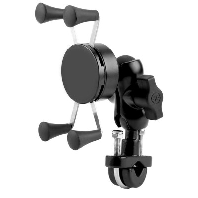 Knmaster X Serisi Motosiklet Bisiklet Telefon Tutucu – Ayna ve Gidon Bağlantılı – Metal Alaşım