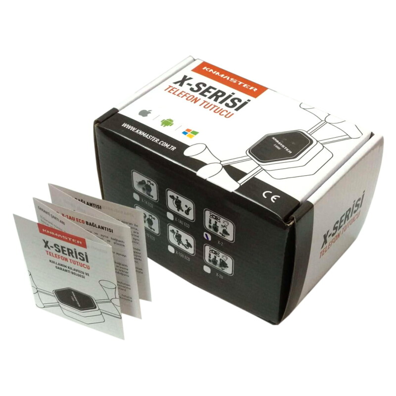 Knmaster X Serisi Motosiklet Bisiklet Telefon Tutucu – Ayna ve Gidon Bağlantılı – Metal Alaşım