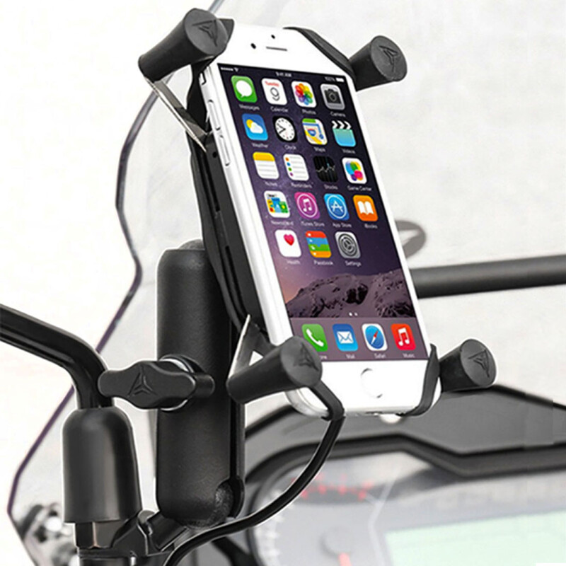 Motowolf Ayna Bağlantılı Wireless Şarjlı Telefon Tutucu