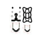 Motowolf Gidon Bağlantılı Wireless Şarjlı Telefon Tutucu